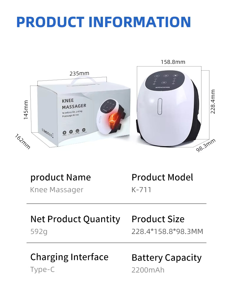 ZenFlow Knee Guardian - Intelligent Healing Massager for Joint Restoration