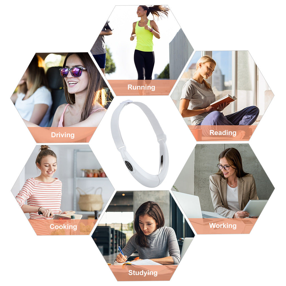 ZenLift Pro - EMS Face Lifting Device LED Photon Therapy Vibration Facial Massager Face Slimming Double Chin Removal V Line Lift Belt SkinCare