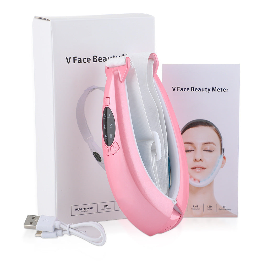 ZenLift Pro - EMS Face Lifting Device LED Photon Therapy Vibration Facial Massager Face Slimming Double Chin Removal V Line Lift Belt SkinCare