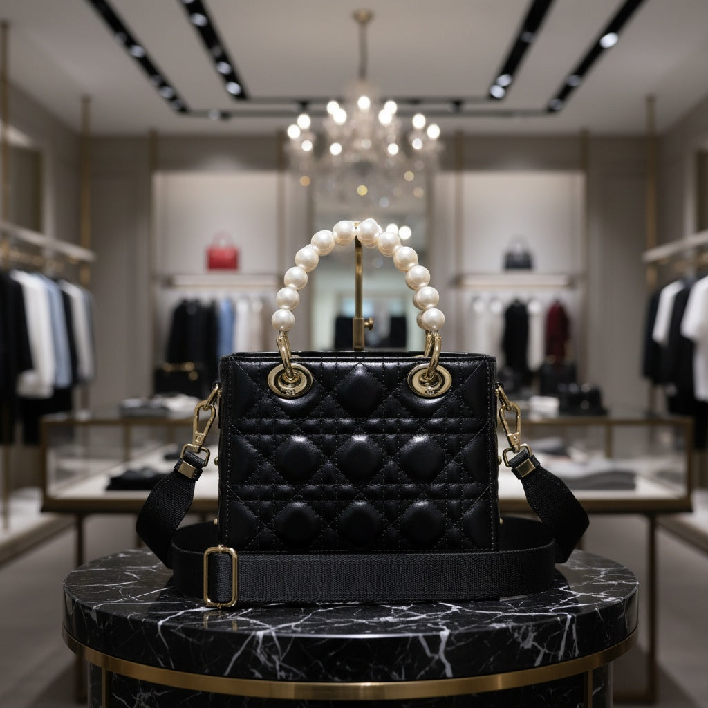 ZenFlow Eye Theme Bag Collection - Pearl Crossbody