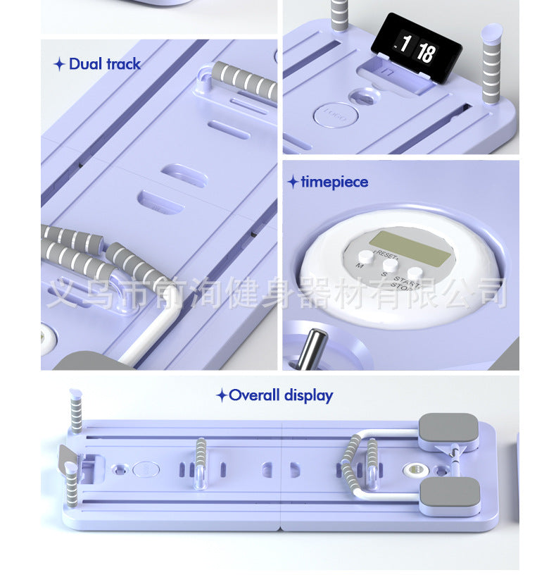 ZenFlow Sacred Alignment Pilates Board - Holistic Home Wellness Transformation Platform