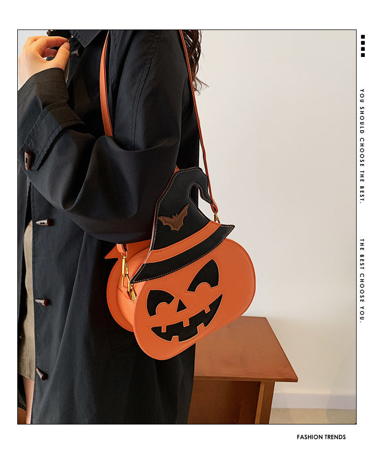 Shoulder Messenger Bag Female Halloween Pumpkin Bag