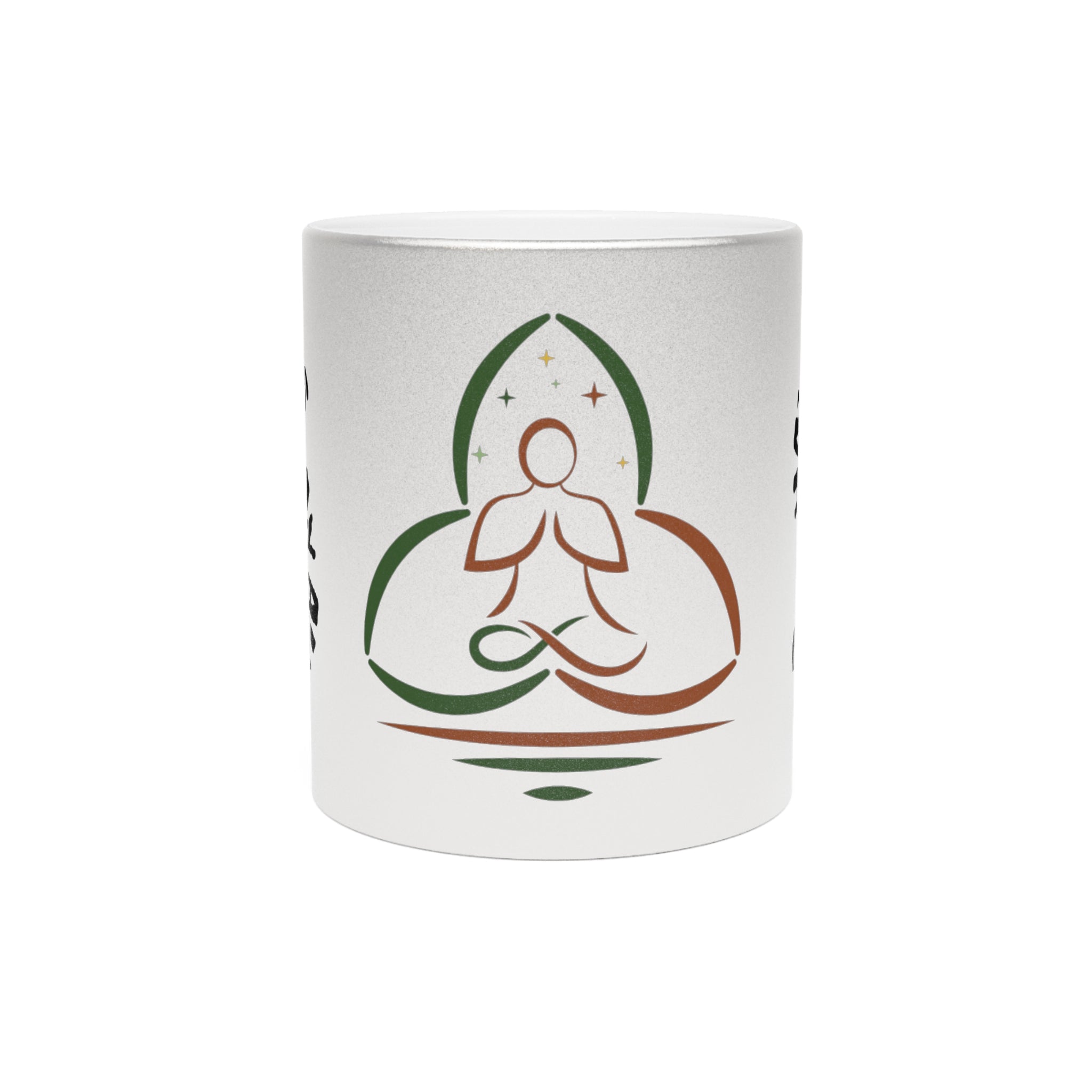 Energy-Inspired Metallic Mug - Stay Aligned & Mindful