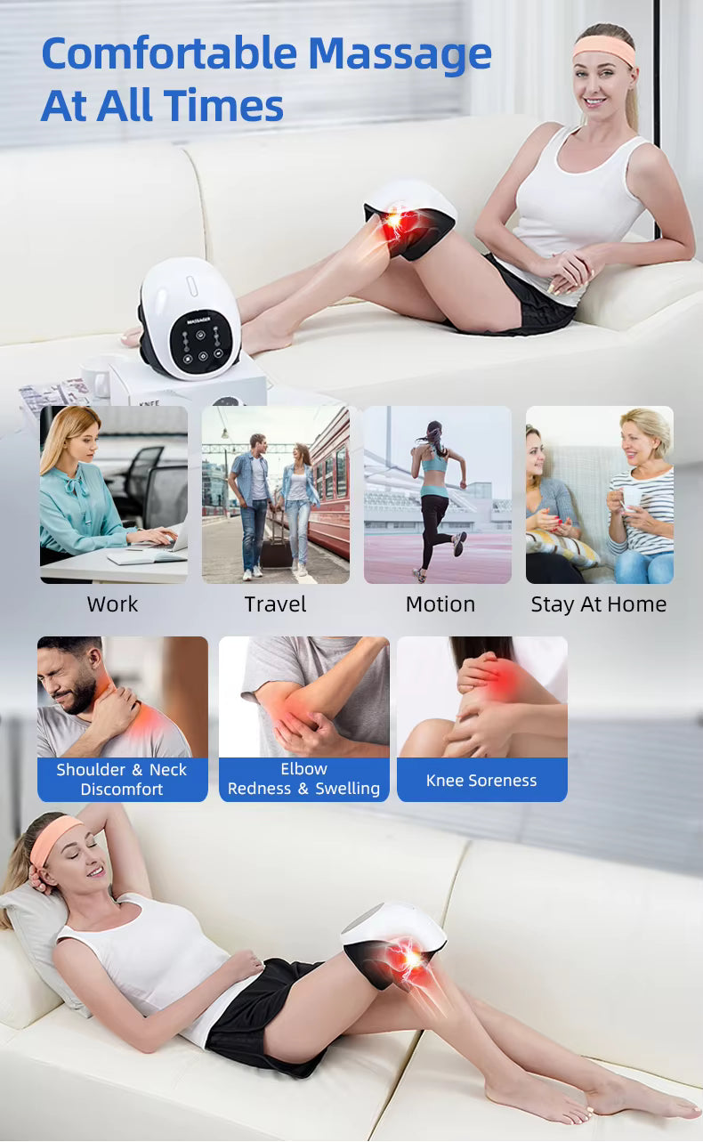 ZenFlow Knee Guardian - Intelligent Healing Massager for Joint Restoration