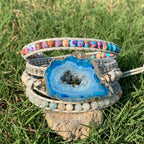 ZenFlow Bohemian Spirit Wrap Bracelet - Sacred Natural Stone Energy Jewelry