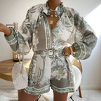 ZenFlow Bohemian Bliss Co-ord Set - Sacred Freedom Expression Two-Piece