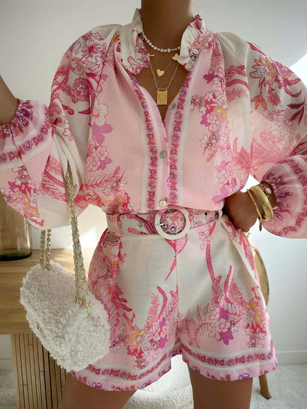 ZenFlow Bohemian Bliss Co-ord Set - Sacred Freedom Expression Two-Piece