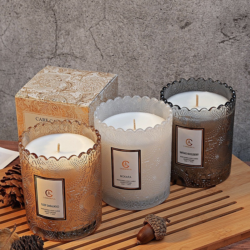Aromatherapy Soy Candles Bedroom Smoke-free Long-lasting Decoration