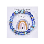 Colorful Glitter Stone Colorful Crystal Bracelet