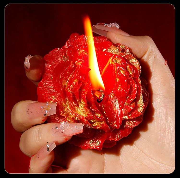 Low Temperature Candles Rose Flower Fragrance