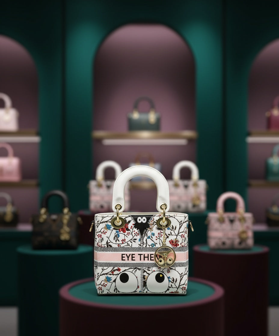 ZenFlow Eye Theme Bag Collection - Unleash Your Inner Sophistication