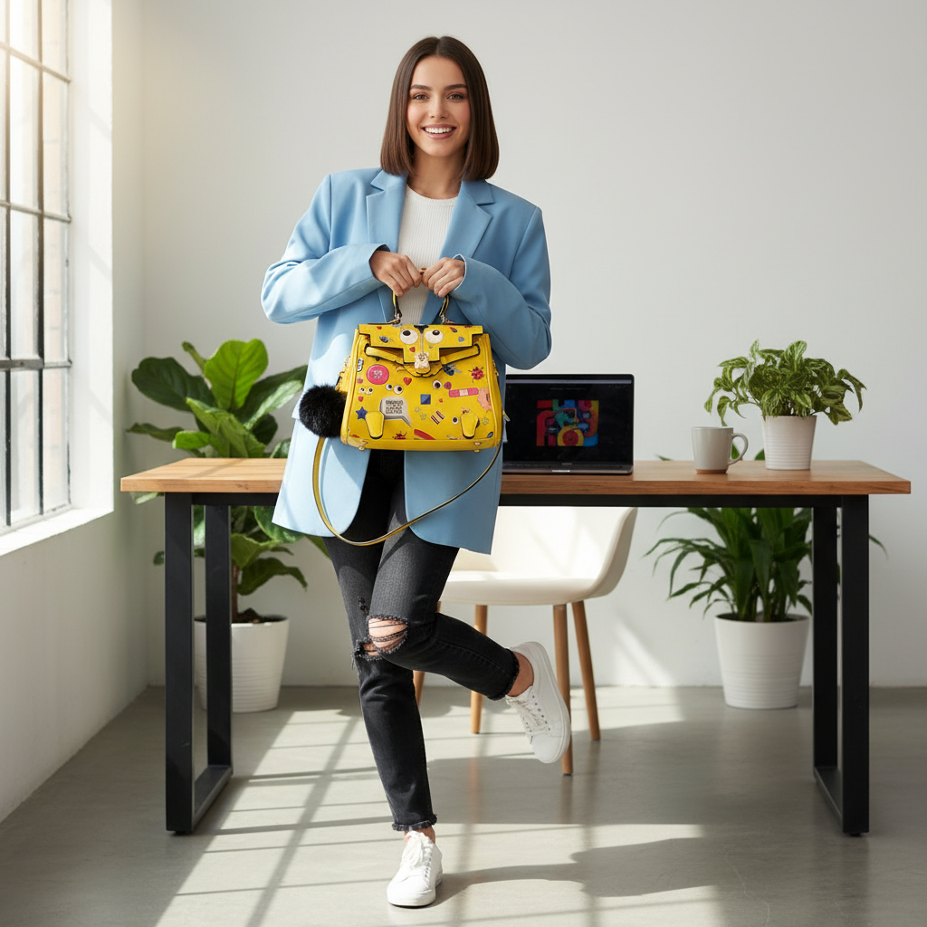 ZenFlow Eye Theme Bag Collection - Quirky Mischief Carrier