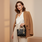 ZenFlow Eye Theme Bag Collection - Pearl Crossbody