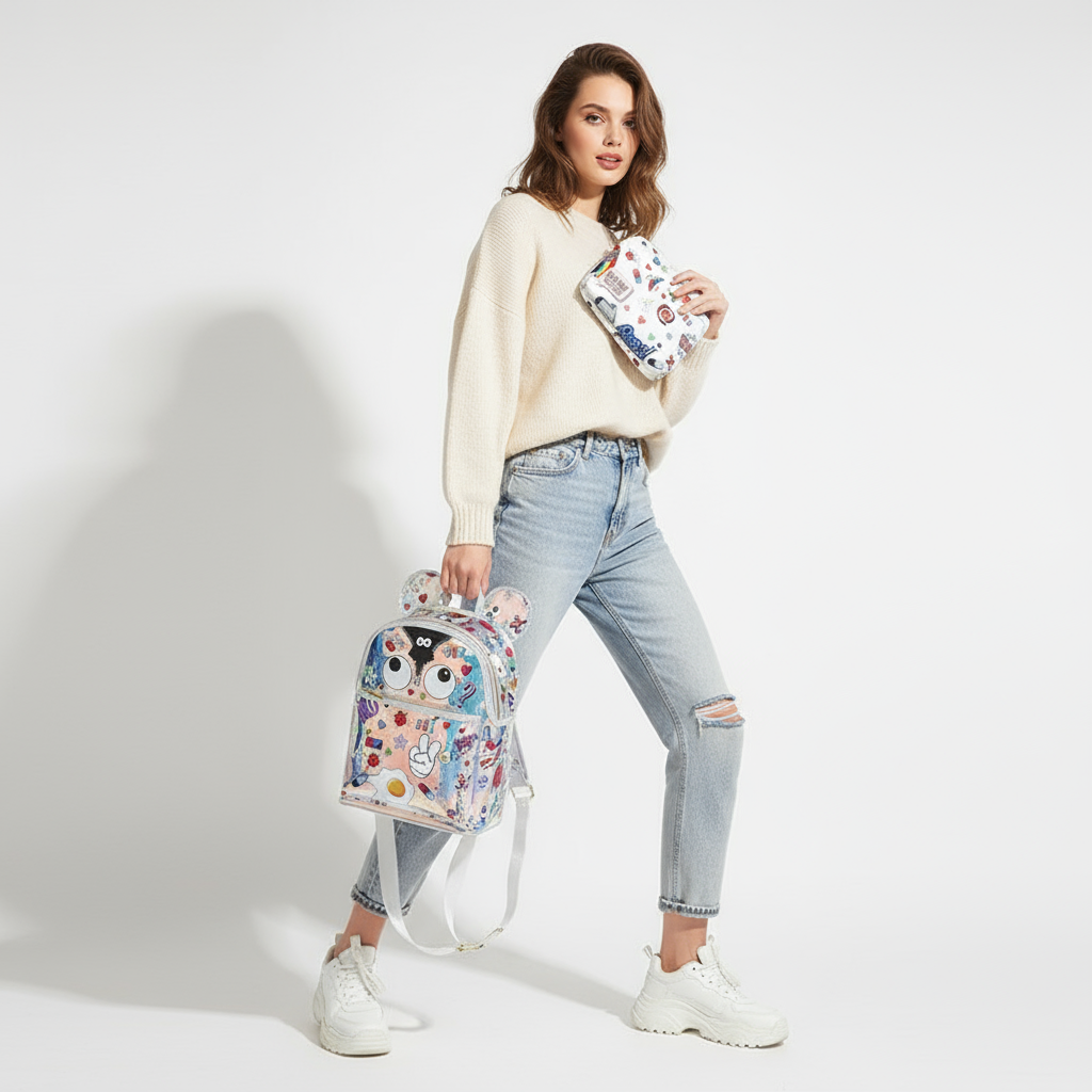 Zenflow Eye Theme Super Trendy Backpack