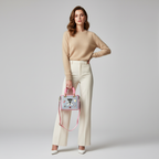 ZenFlow Eye Theme Bag Sparkle Dreams Mini Tote - Magical Expression Handbag