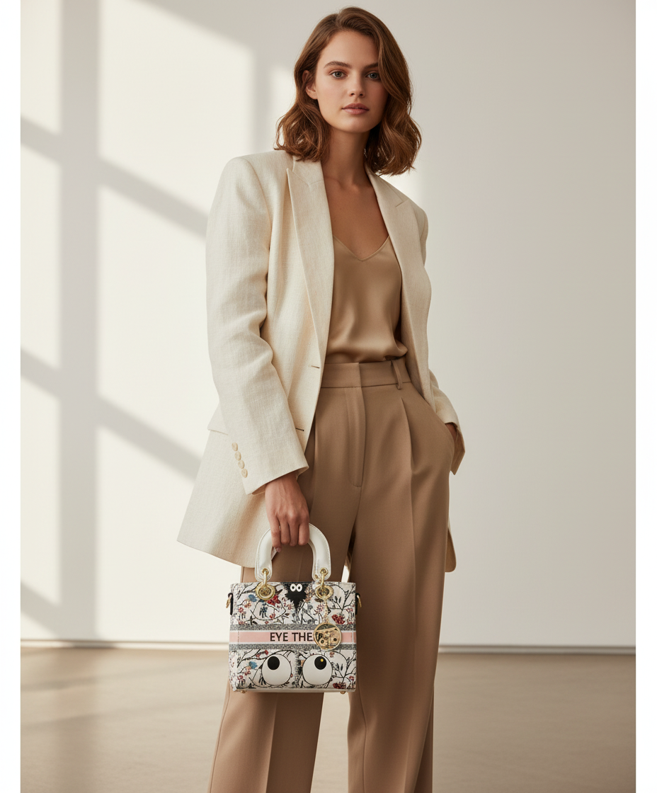 ZenFlow Eye Theme Bag Collection - Unleash Your Inner Sophistication