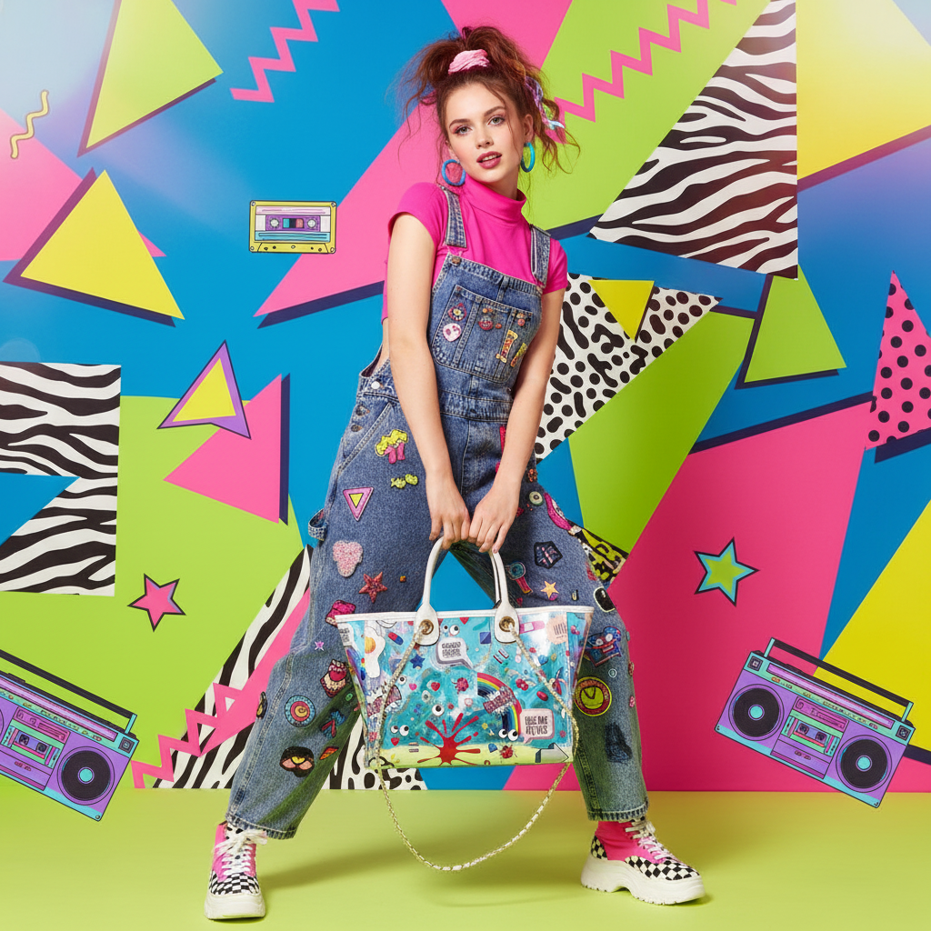 Zenflow Eye Theme Jelly Women's Chain Handheld Bag