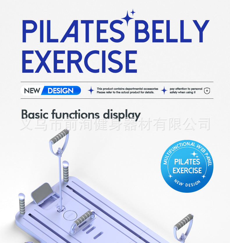 ZenFlow Sacred Alignment Pilates Board - Holistic Home Wellness Transformation Platform