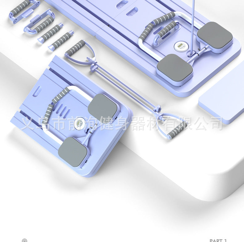 ZenFlow Sacred Alignment Pilates Board - Holistic Home Wellness Transformation Platform