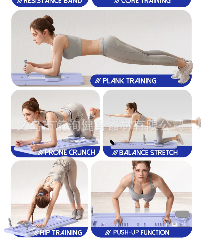 ZenFlow Sacred Alignment Pilates Board - Holistic Home Wellness Transformation Platform